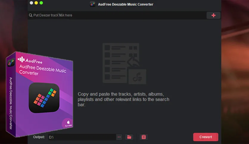 Audfree Deezer Music Converter 1 4 0 For Macos