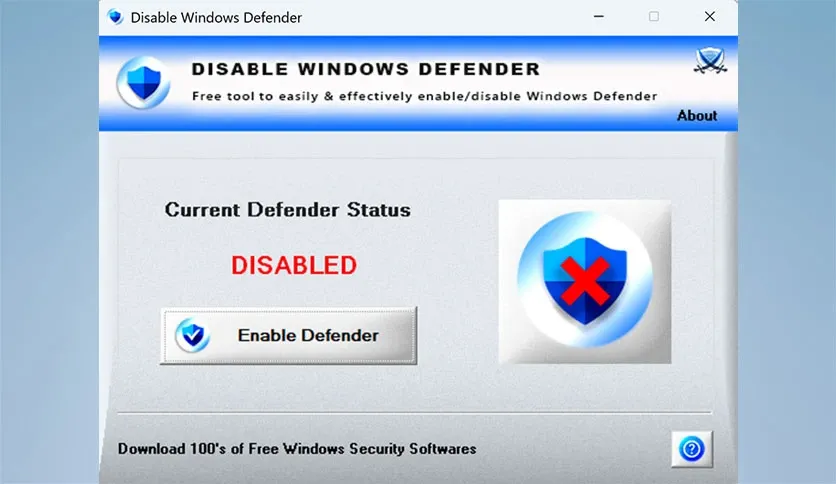 Disable Windows Defender 3 5 Terbaru