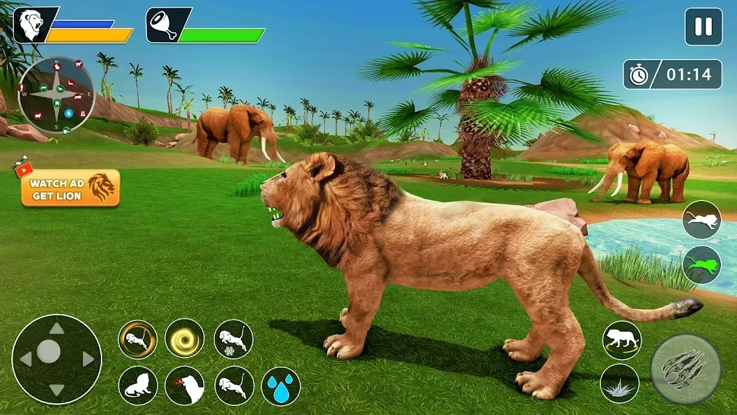 Download Lion Games Animal Simulator 3d Mod Apk Game Latest Version