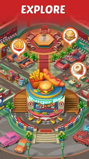 Download Merge Cooking Theme Restaurant Mod Apk Game Latest Version