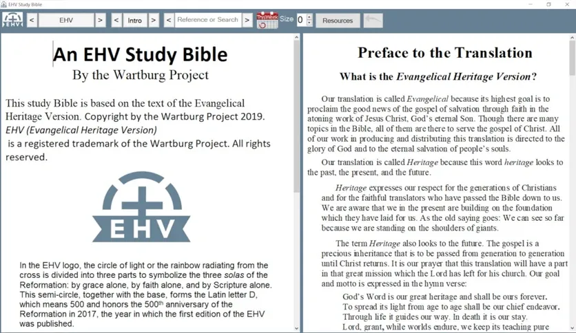 Evangelical Heritage Version Study Bible Download Latest Version
