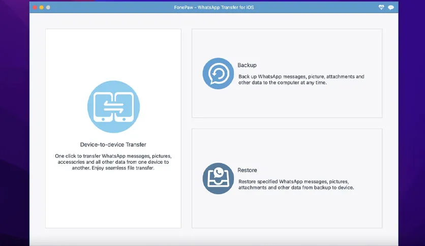 Fonepaw Whatsapp Transfer For Ios 1 7 0 For Macos