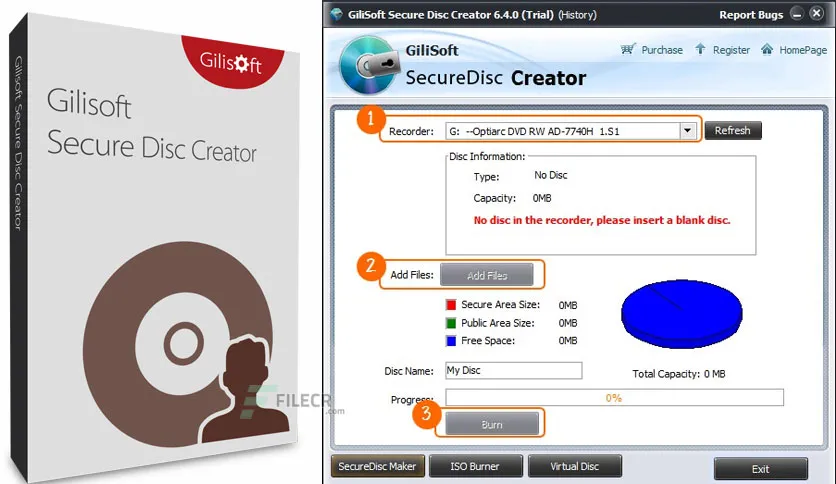 Gilisoft Secure Disc Creator 7 0 0 Full Terbaru