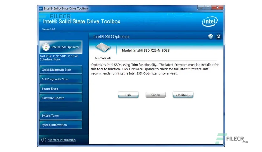 Intel Solid State Drive Ssd Toolbox 3 5 15