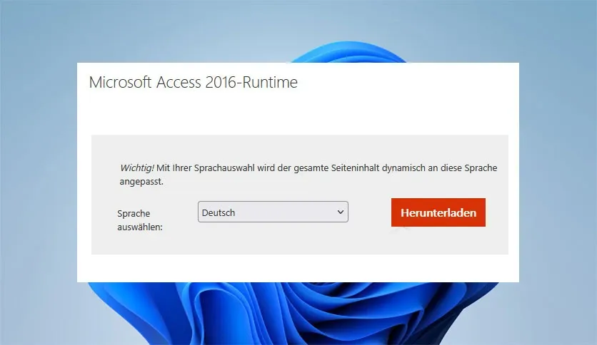 Microsoft Access 2016 Runtime Download Latest Version