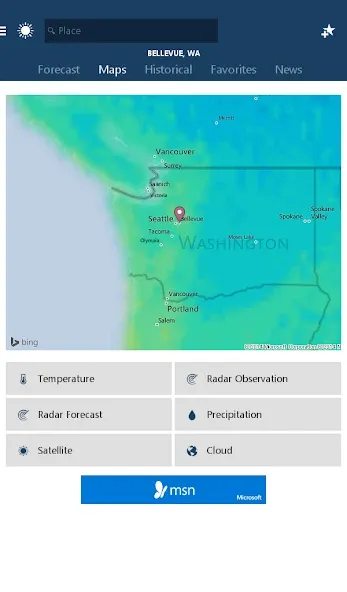 Msn Weather Forecast And Maps Mod Apk Free Download