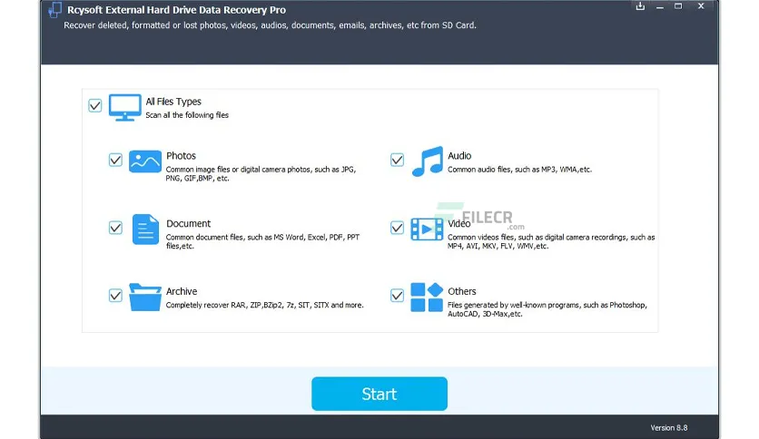 Rcysoft External Hard Drive Data Recovery Pro Download Latest Version