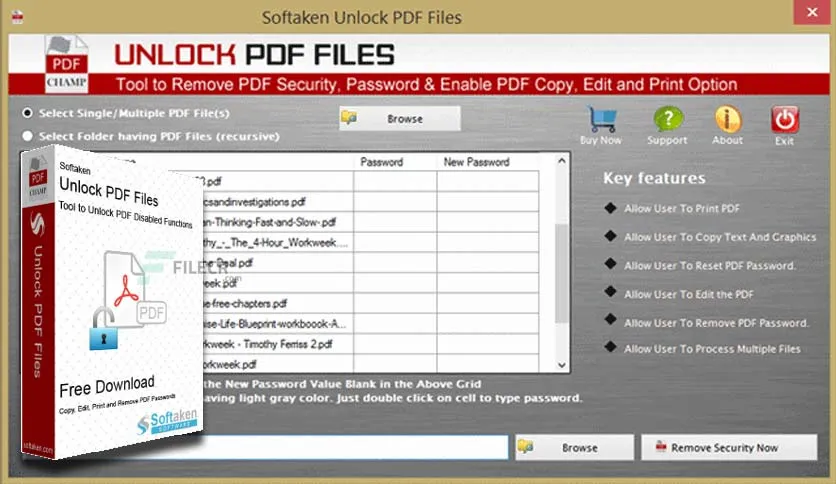 Softaken Pdf Unlocker 1 0 0 Free Download