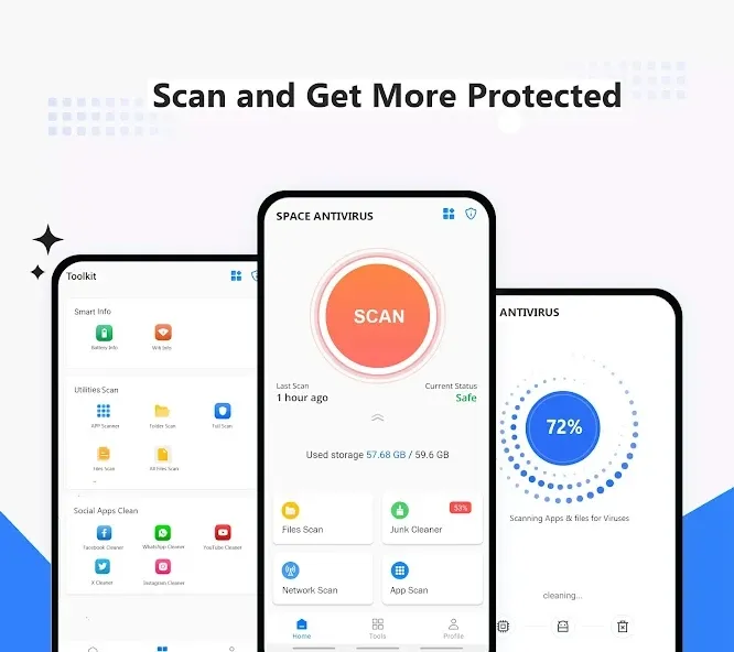 Space Antivirus And Security Mod Apk Free Download
