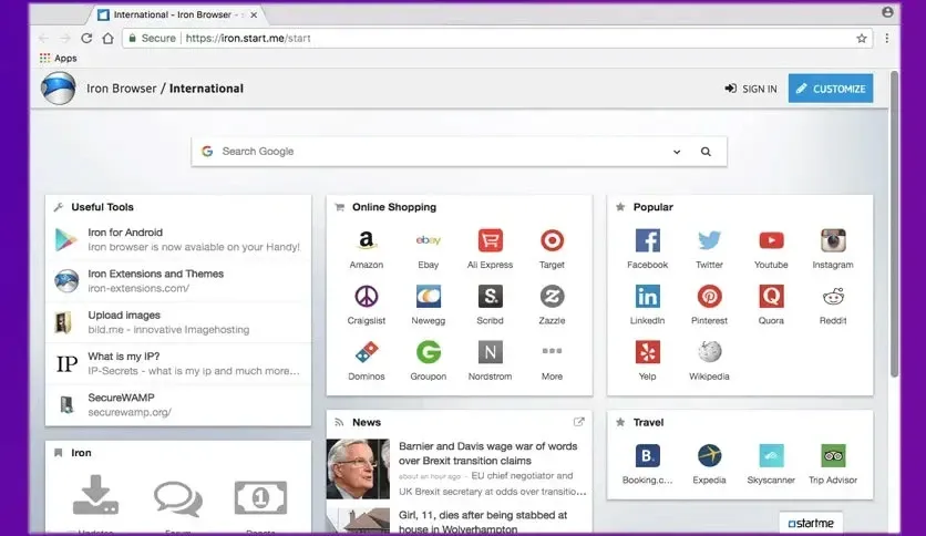 Srware Iron Browser Download Latest Version