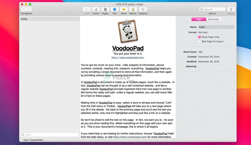 Voodoopad 5 4 0 For Macos Full Version Download