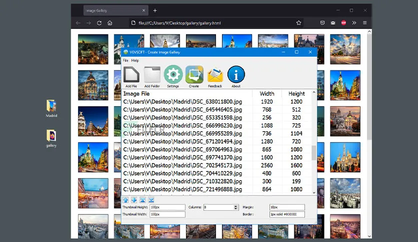 Vovsoft Create Image Gallery 1 5 Free Download