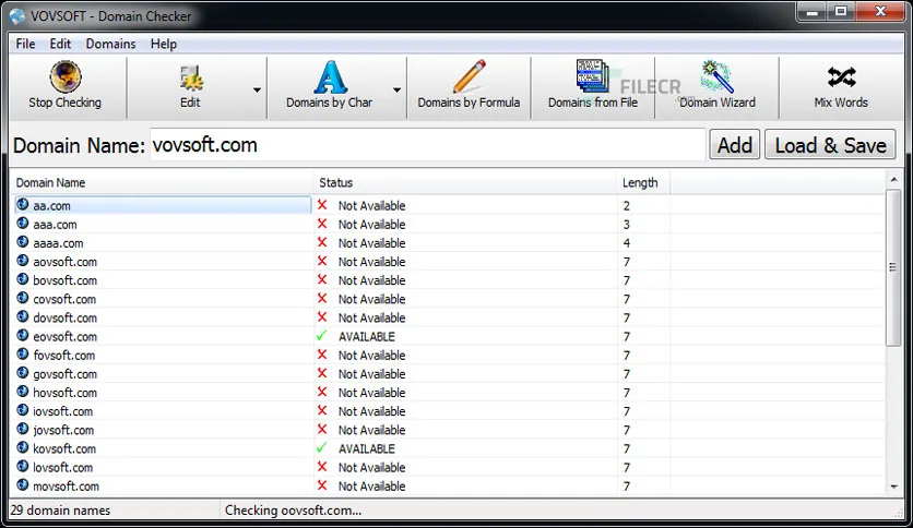 Vovsoft Domain Checker 10 5 Free Download
