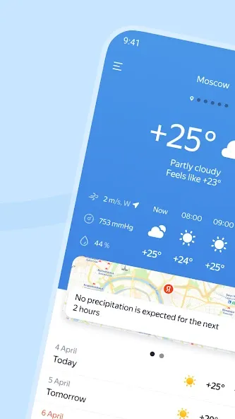 Yandex Weather And Rain Radar Mod Apk Free Download